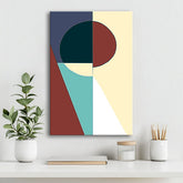Painting by Numbers Art Abstract Painting Geometry Colored Shapes VII
